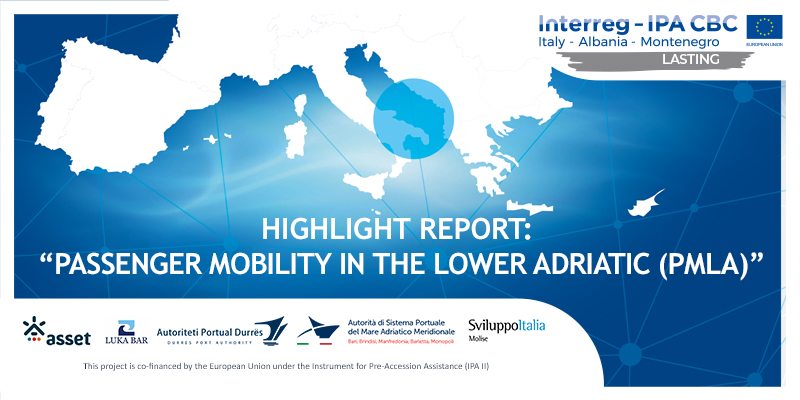 Highlight report "PASSENGER MOBILITY IN THE LOWER ADRIATIC (PMLA)" 