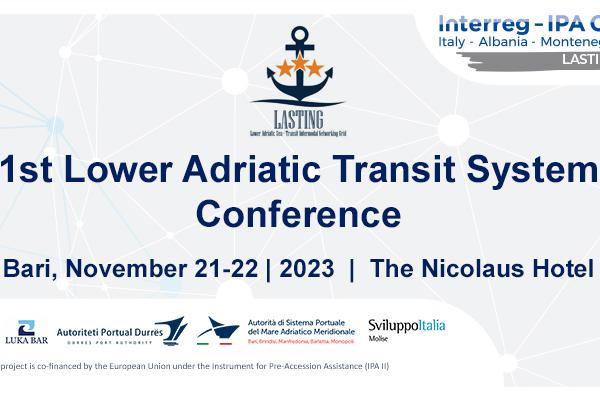 1st Lower Adriatic Transit System Conference